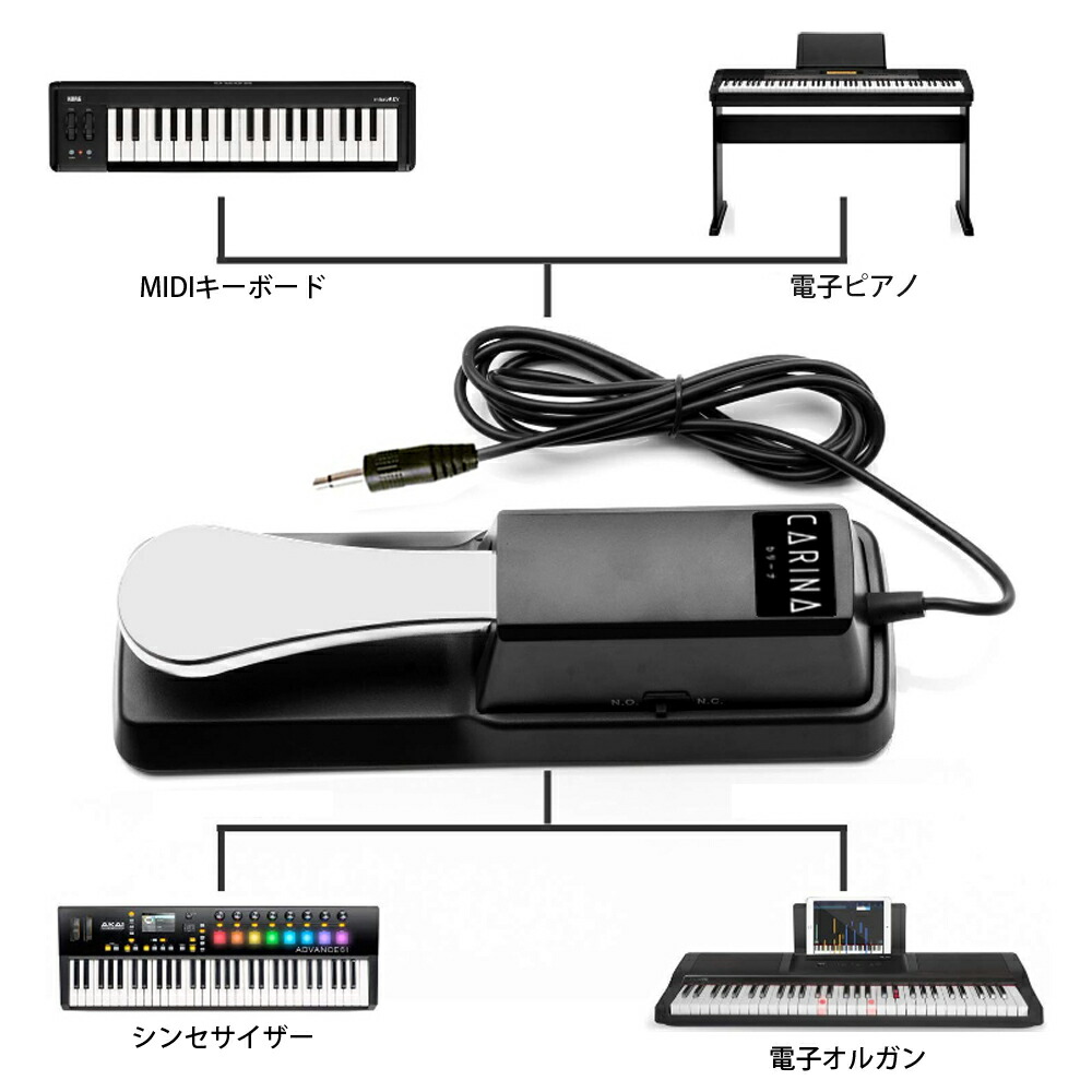 楽天市場】ピアノペダル ダンパーペダル 1.7m 電子キーボード 電子