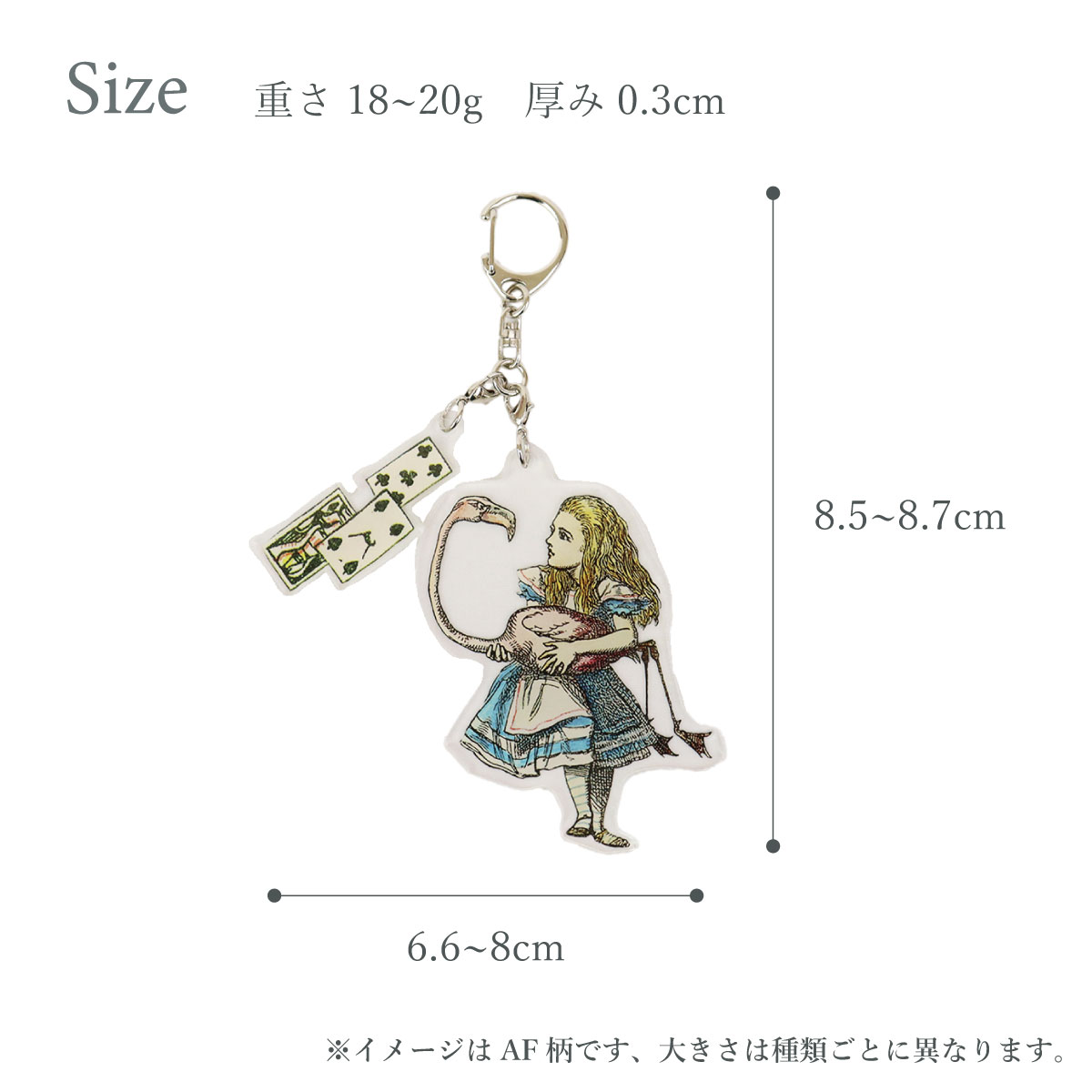 ハートの国のアリス アクリルキーホルダー アクキー 魔法使いとご主人