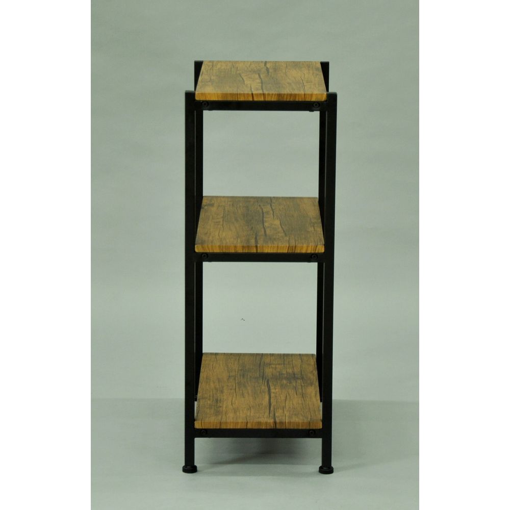 楽天市場】エイ・アイ・エス ブロンクス 三段ラック ブラウン ABX-100