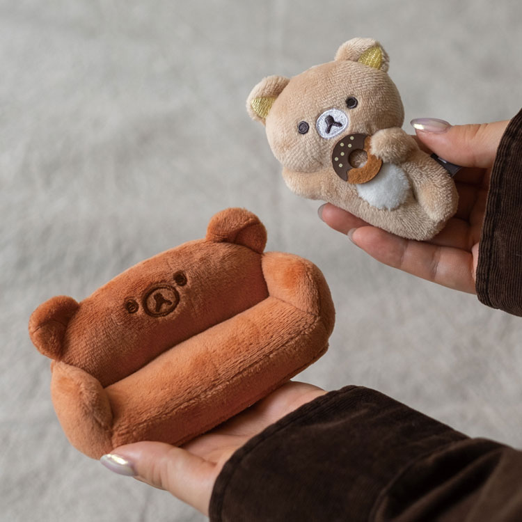 楽天市場】リラックマ ソファでホッと てのりぬいぐるみセット