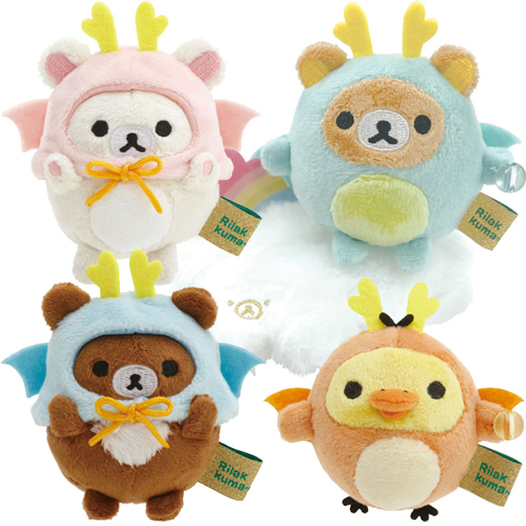 楽天市場】【5種セット】リラックマ てのりぬいぐるみ リラックマの