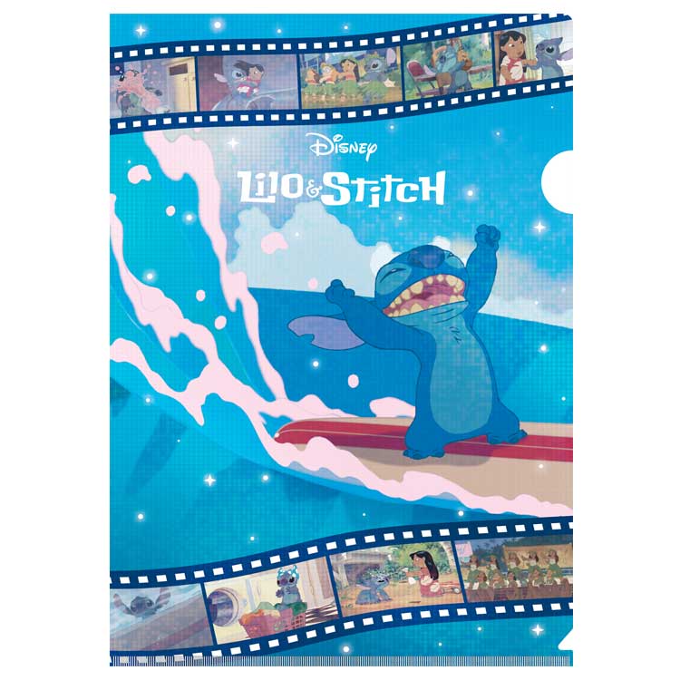 楽天市場】スティッチ A4ホログラムクリアファイル アニメFフレーム