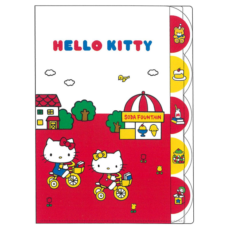 ハローキティ エンジェル レトロ ポストカード 写真 ファイル ハロー