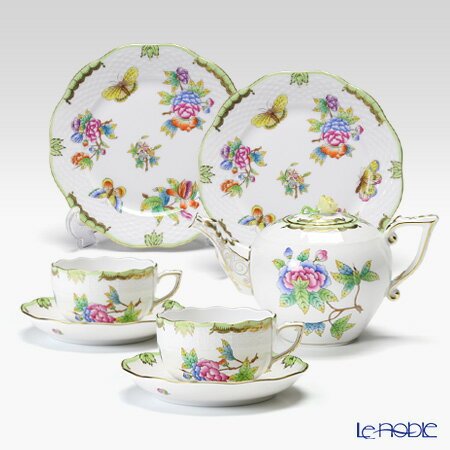 楽天市場】ヘレンド (HEREND) ヴィクトリア・ブーケ 2人用 5点セット