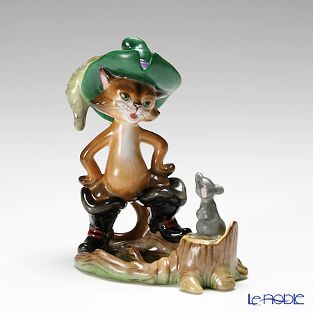 楽天市場】ヘレンド (HEREND)人形 15668-0-00 CD 長靴をはいた猫