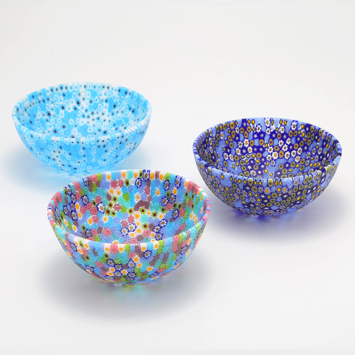 楽天市場】エルコーレモレッティ ミレフィオーリ ボウル 13.5cm ブルー