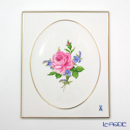 楽天市場】マイセン (Meissen) 陶板 020810／53n31 ピンクのバラ