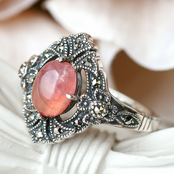 楽天市場】碌山 インカローズ リング うるうるキャンディピンク