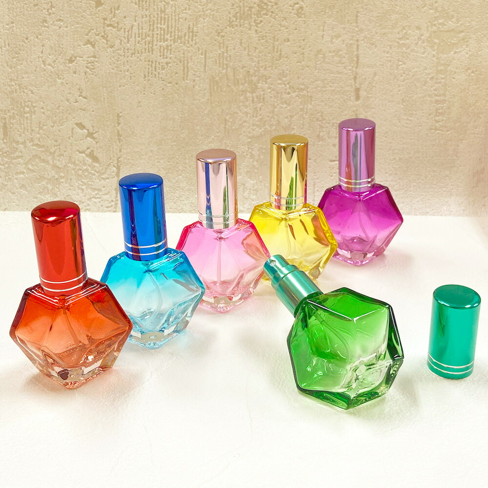 楽天市場】【カラフル ダイヤカット スプレーボトル】10ml 香水