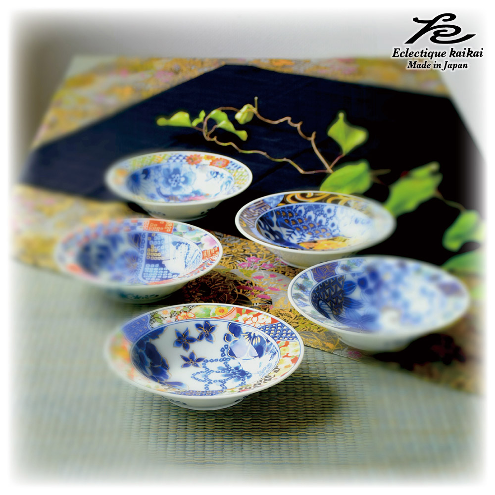楽天市場】美濃焼 kaikai 宴 5客平鉢揃 日本製 お皿 鉢 平鉢 器 お皿