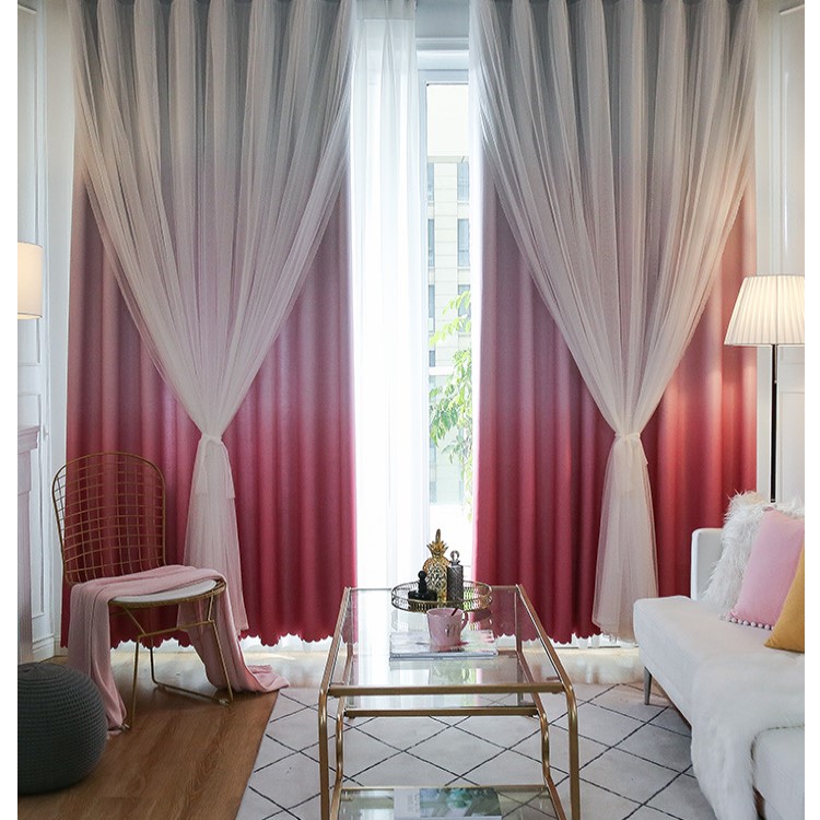 楽天市場】カーテン レース 一体型カーテン 1.5倍ヒダ 1枚 カーテン