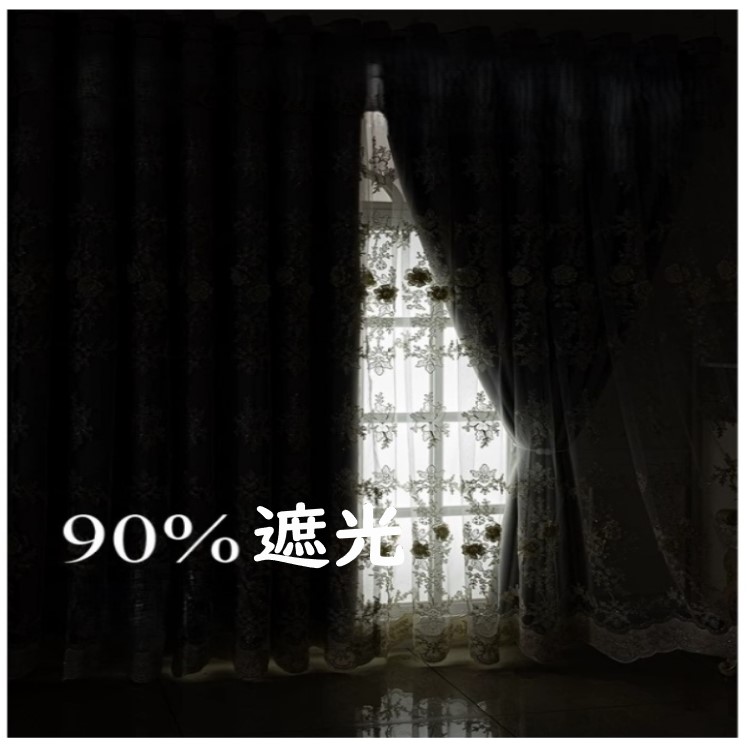 楽天市場】2枚入り おしゃれ カーテン 遮光 レース 2枚セット【レース+