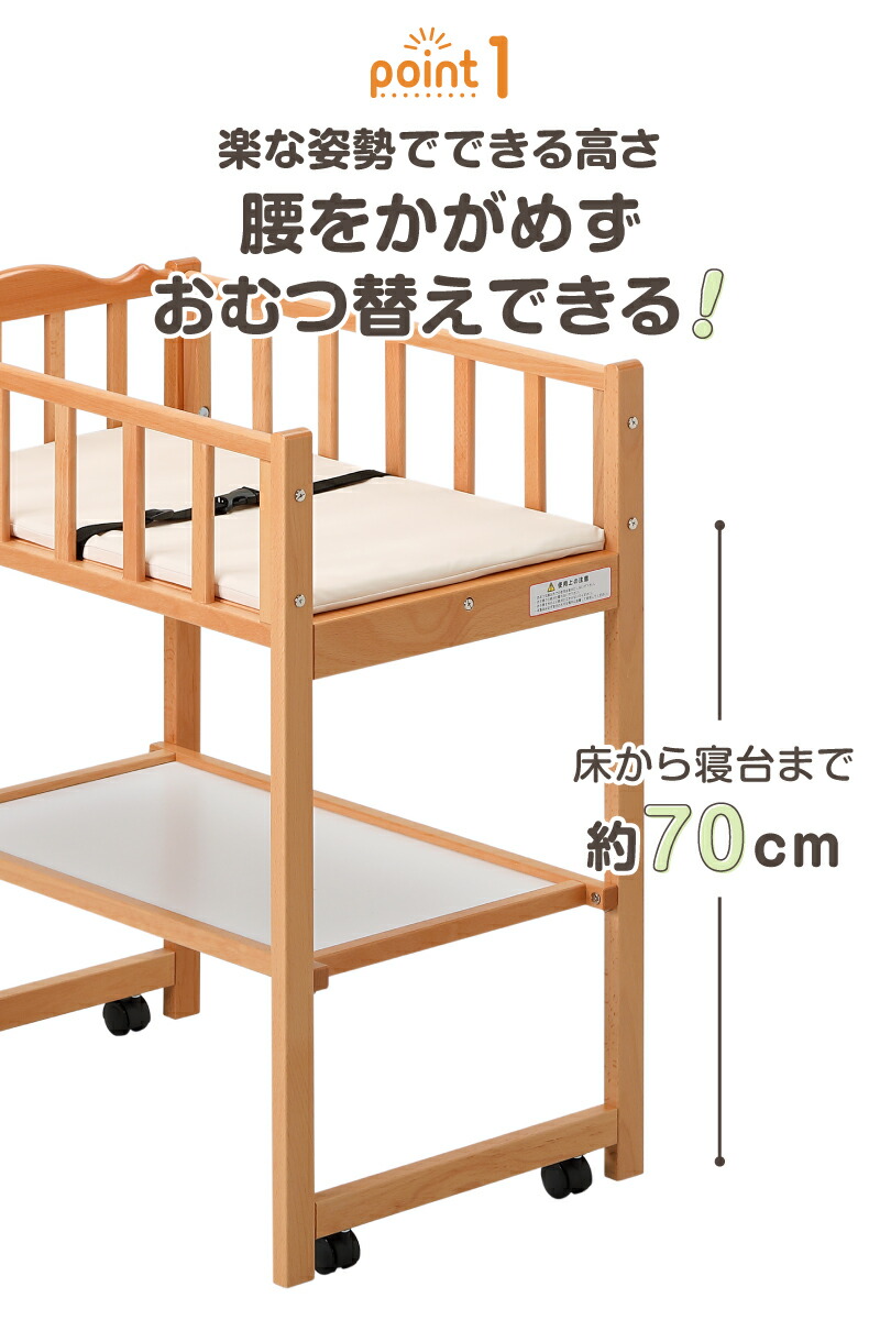 楽天市場】おむつ交換台 スイートベース OM-5 (マット付き) 日本育児