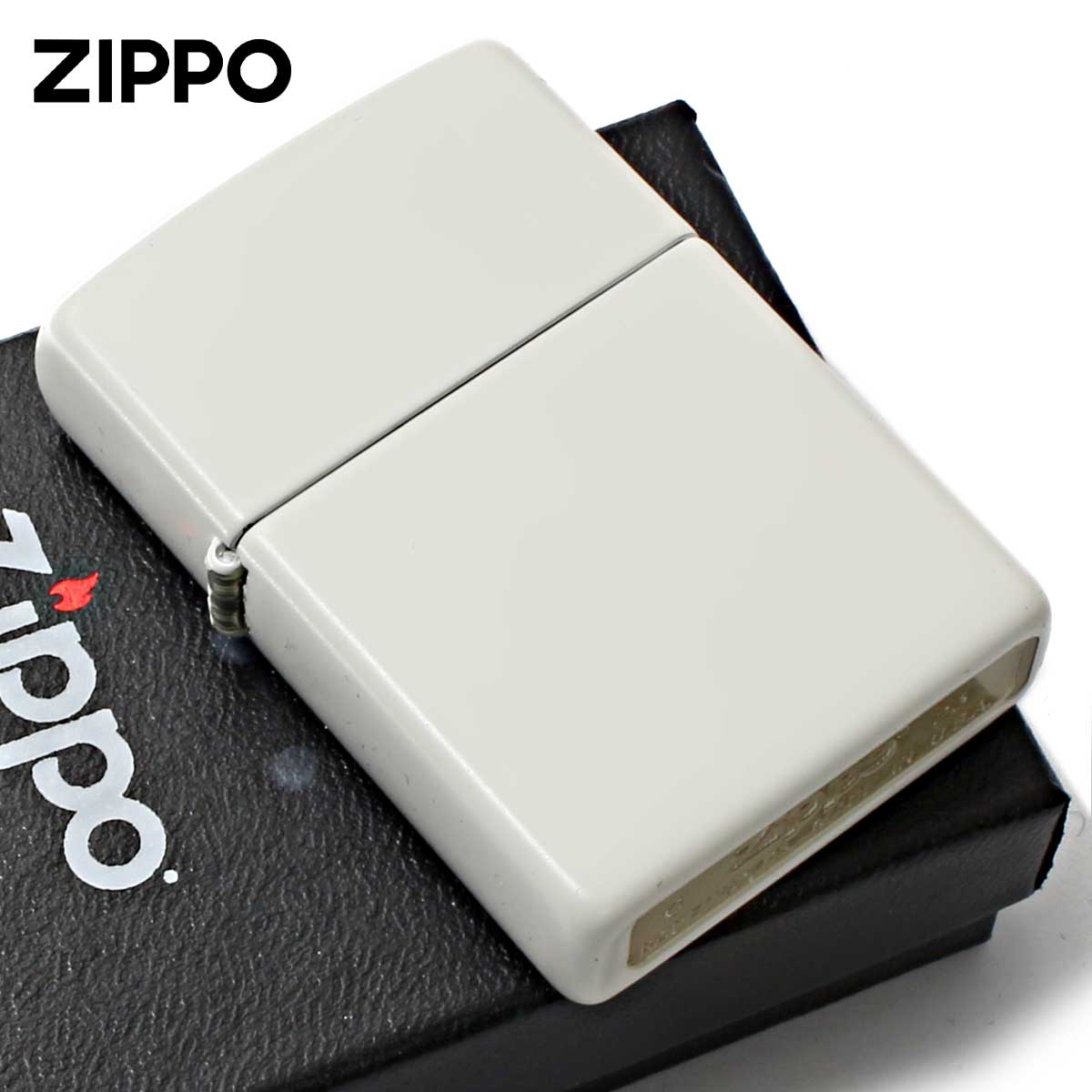 楽天市場】Zippo ジッポライター 無地 ホワイト マット White Matte