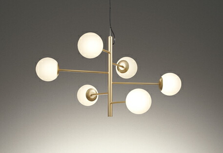 楽天市場】OC257263LCR オーデリック LED シャンデリア 〜8畳 電球色