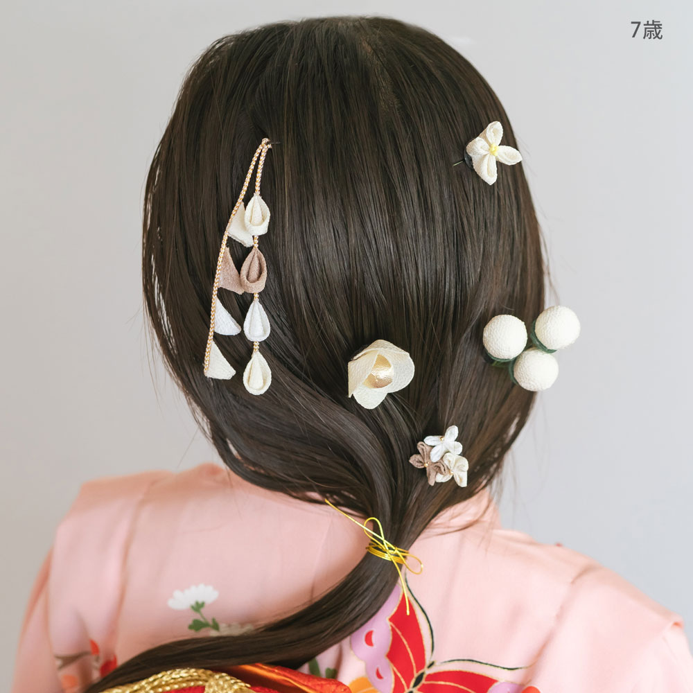 楽天市場】七五三 髪飾り つまみ 細工 髪 飾り 日本髪 髪 和装ちらし