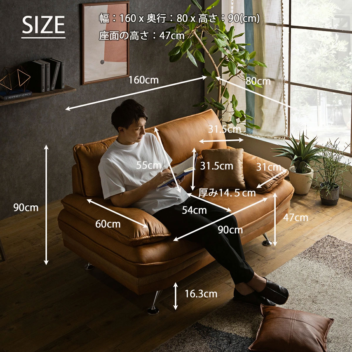 楽天市場】【開梱設置付】ソファ 2人掛け 2Pソファー ソファー 2P 幅