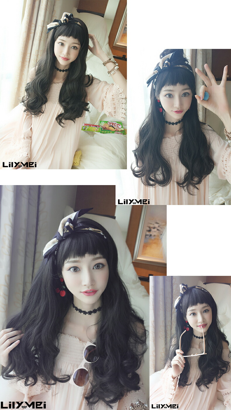 楽天市場】【セール半額】ギザギザバング フルウィッグ 【送料無料