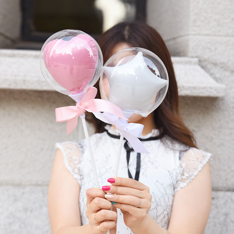 楽天市場】アクアプロップス フィルムinバルーン スター＆ハート