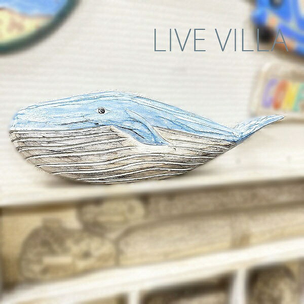 楽天市場】くじら クジラ 鯨 置物 木 ウッド オブジェ インテリア