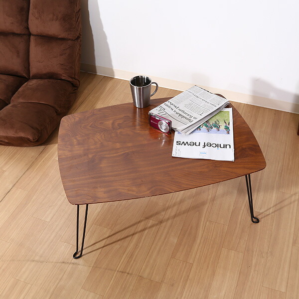 楽天市場】折れ脚テーブル70cm幅 ローテーブル 折りたたみテーブル