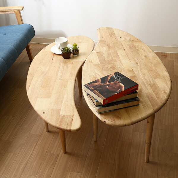 楽天市場】センターテーブル テーブル 木製テーブル 木製 楕円 楕円形