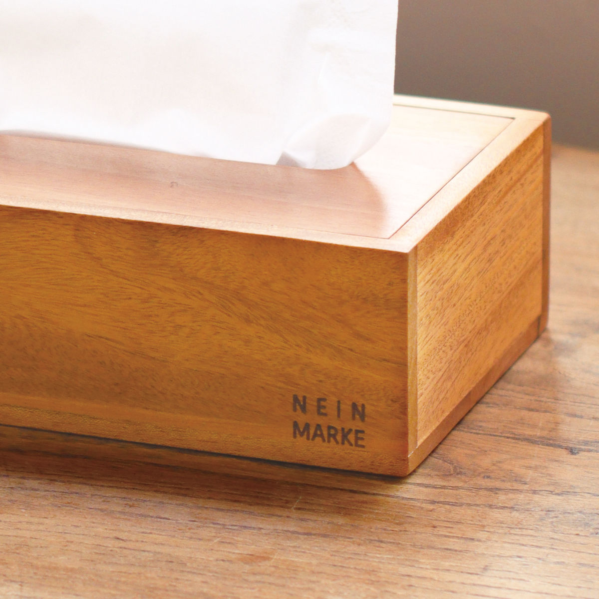 楽天市場】NEIN MARKE ティッシュケース マホガニー ソフトパック 天然