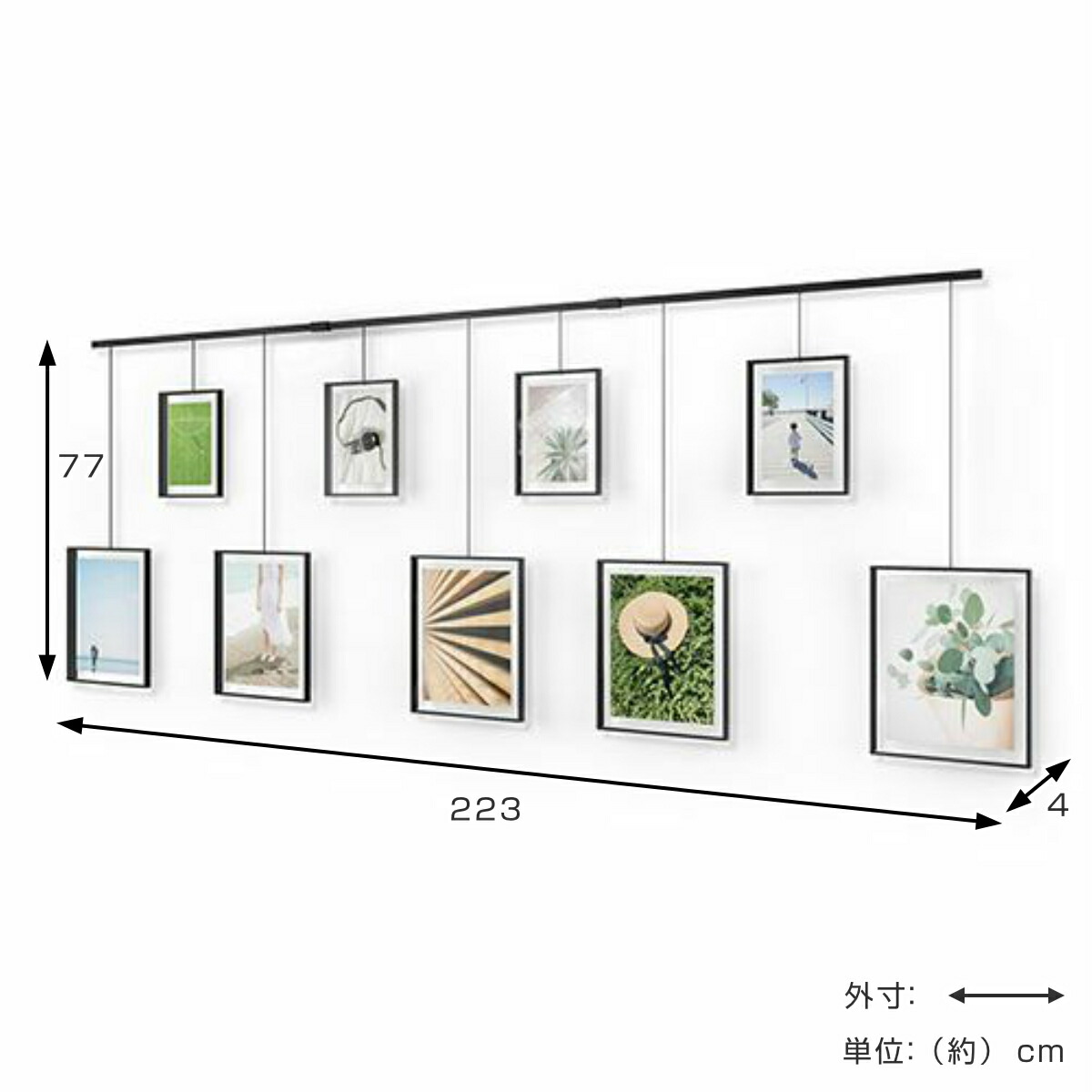 楽天市場】umbra フォトフレーム イグジビット 六切 2L判 壁掛け