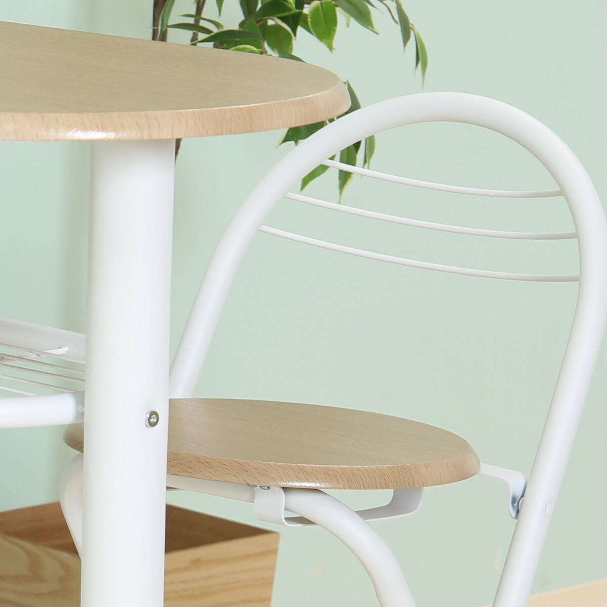 楽天市場】カウンターテーブル 3点セット 棚付 テーブル×1 チェア×2