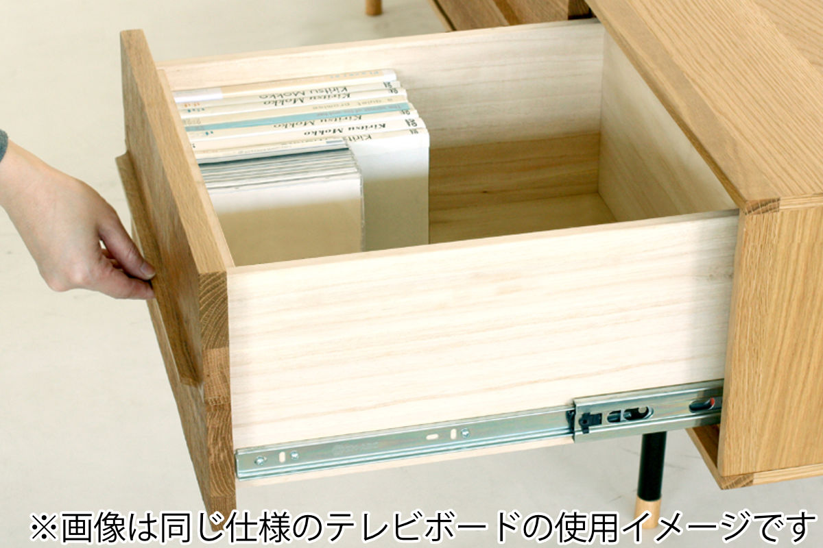 楽天市場】サイドチェスト 3段 ヴィンテージ調 オーク無垢材 鋸目