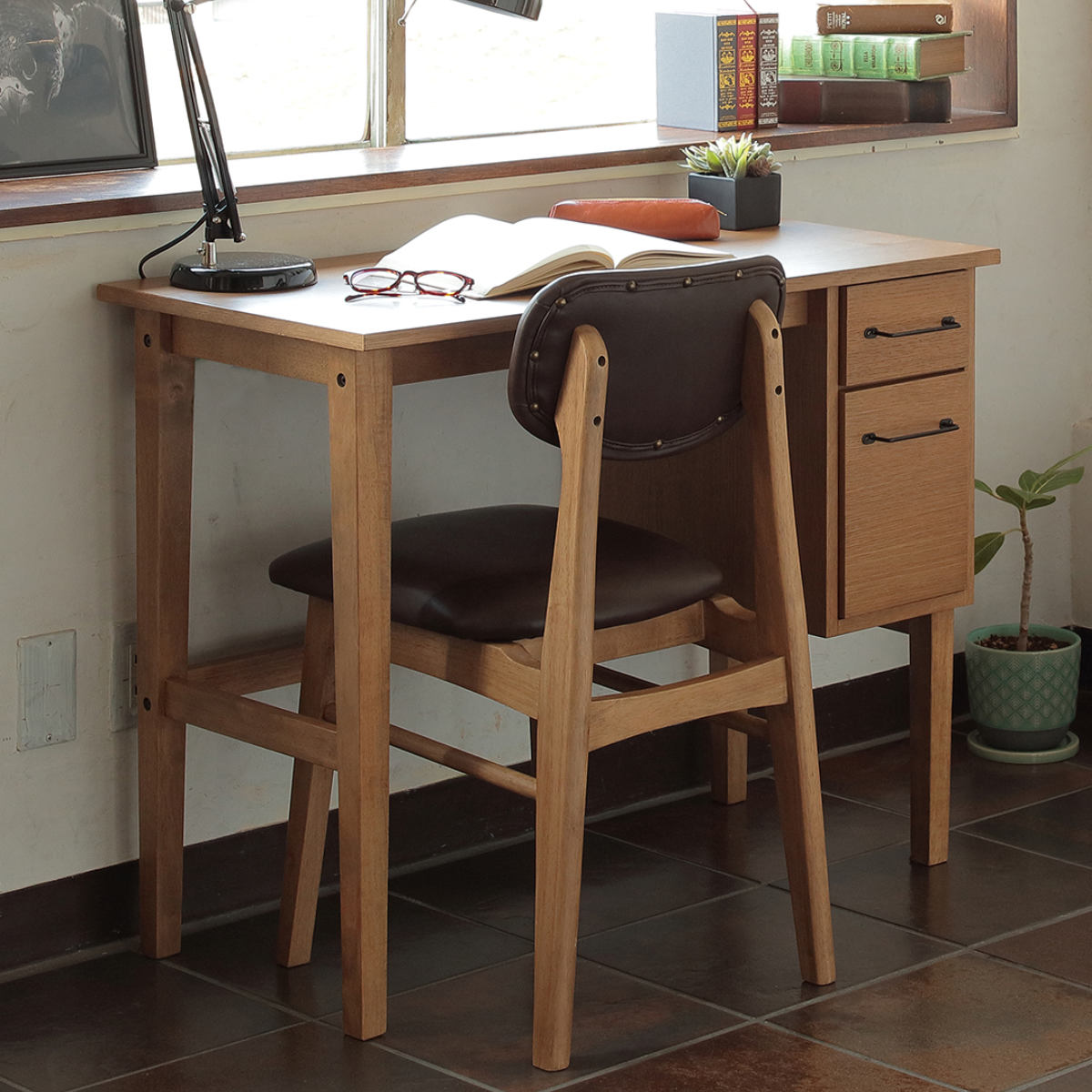 楽天市場】デスク 幅90cm Rasic 木製 （ 送料無料 コンパクトデスク