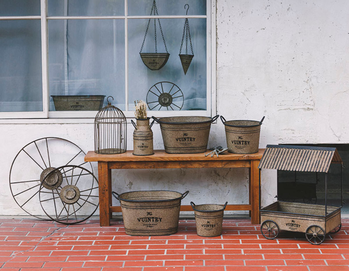 楽天市場】鳥かご ヴィンティー バードケージ ハンギングポット