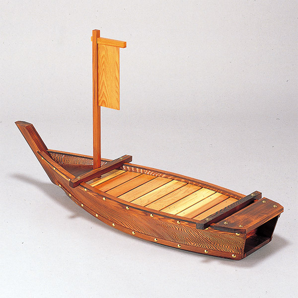 楽天市場】盛器 木製 3尺 焼杉大漁舟 舟形 皿 食器 刺身 お造り 舟盛