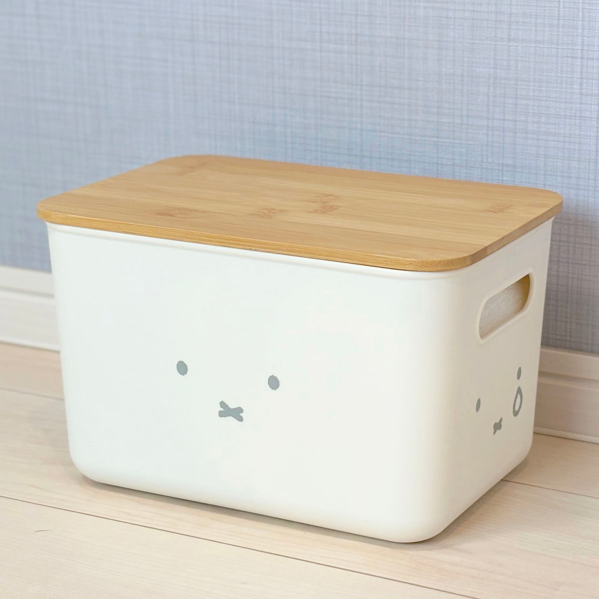 楽天市場】収納ボックス miffy バンブー ふた付き収納ケース M 幅26