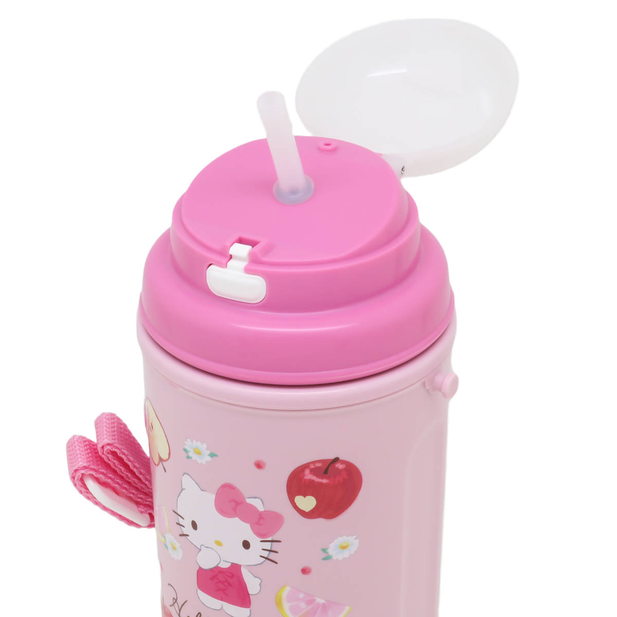 楽天市場】水筒 ストロー付水筒 ハローキティフルーツ 450ml （ キティ