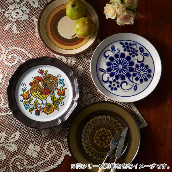 楽天市場】プレート 22cm リバイバル REVIVAL ブルーフラワー Blue