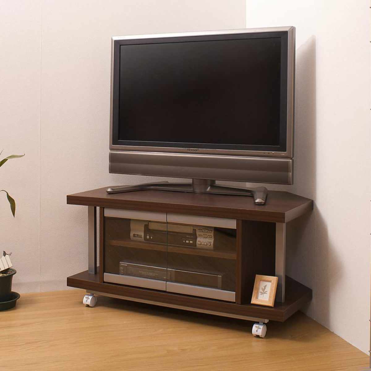 楽天市場】セット品 テレビ台 幅90cm 突っ張り コーナーラック 2段