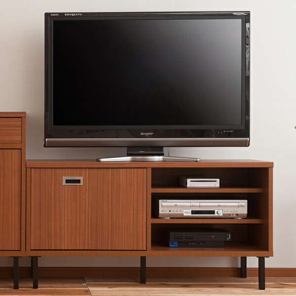 楽天市場】テレビ台 ローボード 折れ戸タイプ スチール脚 アメリカン