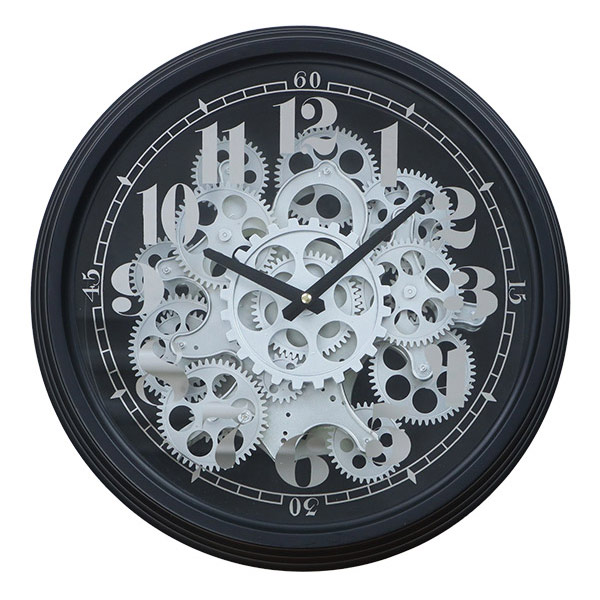 楽天市場】掛け時計 ギアクロック Gear Clock 直径39cm （ 壁掛け時計