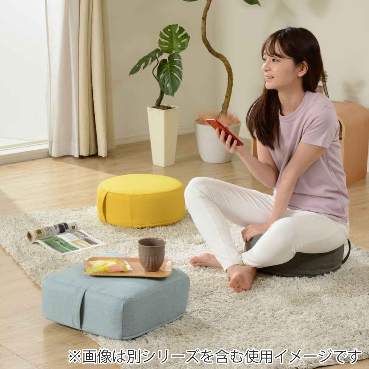 楽天市場】カバーが洗えるミニクッション ダリアン生地 スクエア