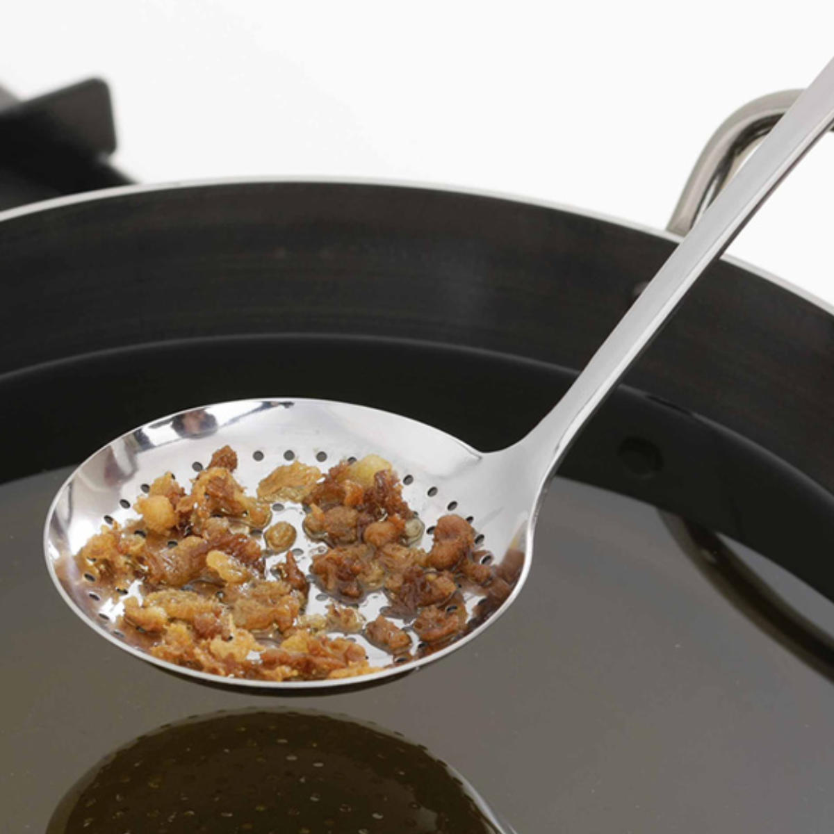 楽天市場】穴あきお玉 ママクック カス揚げ ステンレス製 （ Mamacook