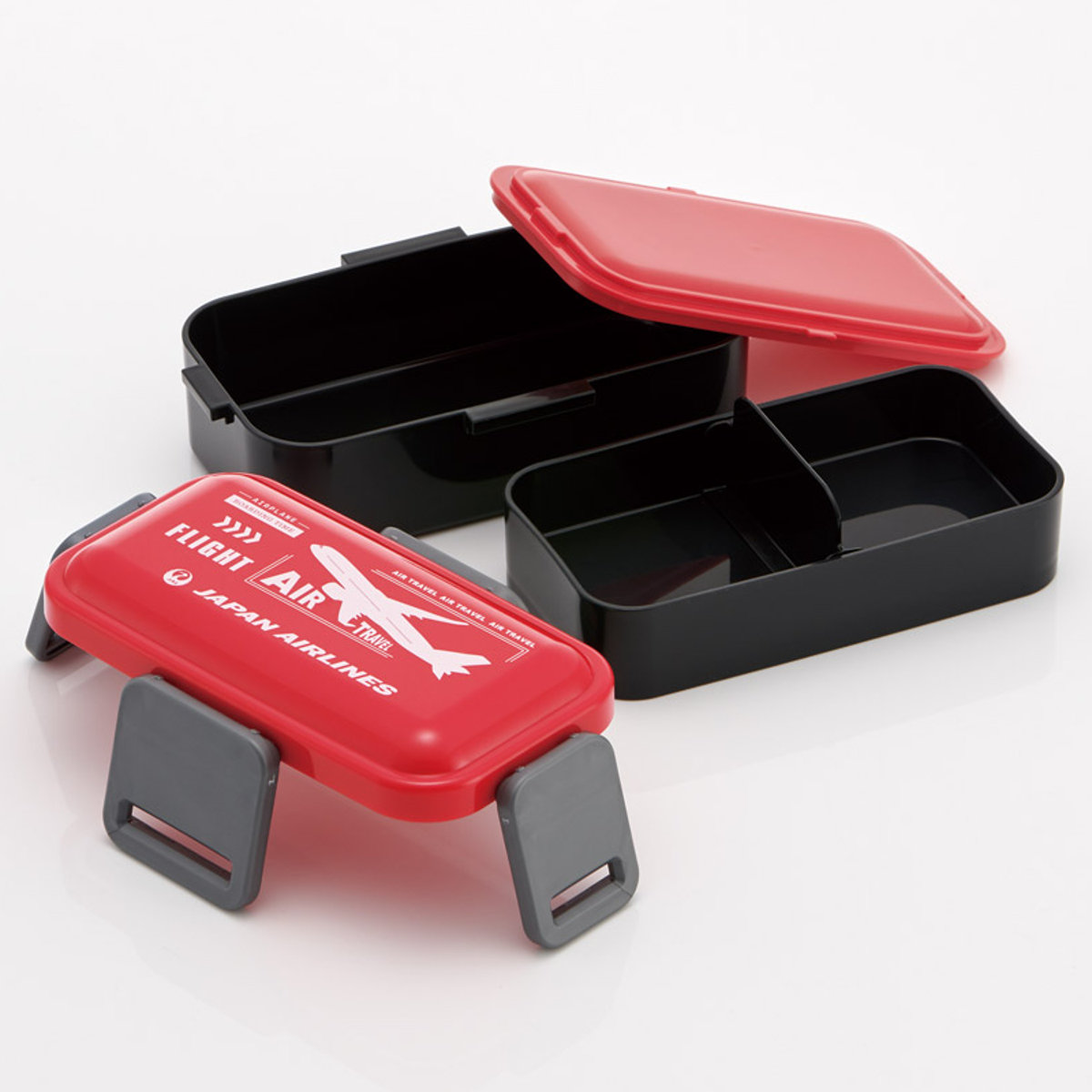 楽天市場】弁当箱 2段 600ml 抗菌2段ふわっと弁当箱 JAL （ ランチ