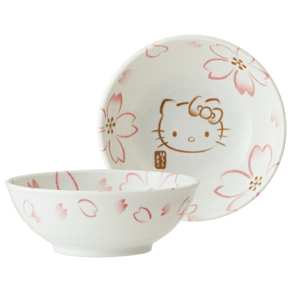 楽天市場】小鉢 HelloKitty 和風 ハローキティ 手書き風さくら 陶器