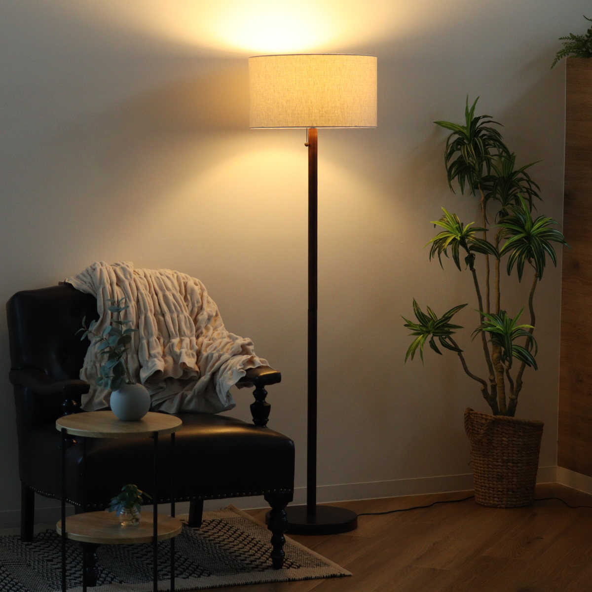 楽天市場】フロアライト LED対応 スタンダートフロアースタンド ダーク