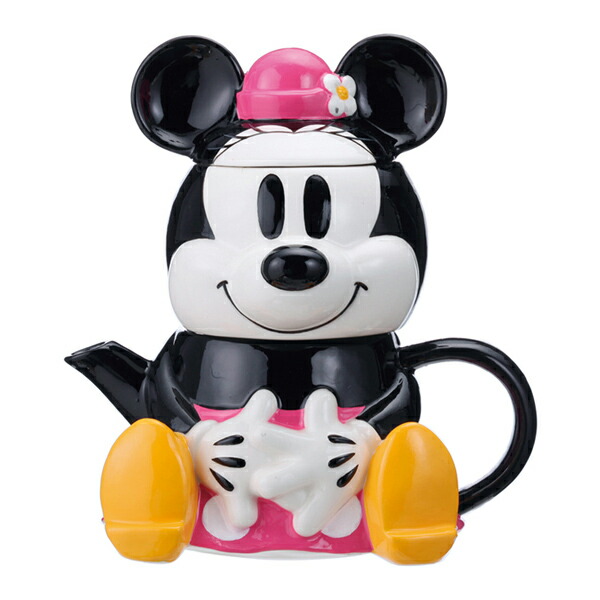 楽天市場】ティーポット カップ セット ミニーマウス 急須 陶器 食器