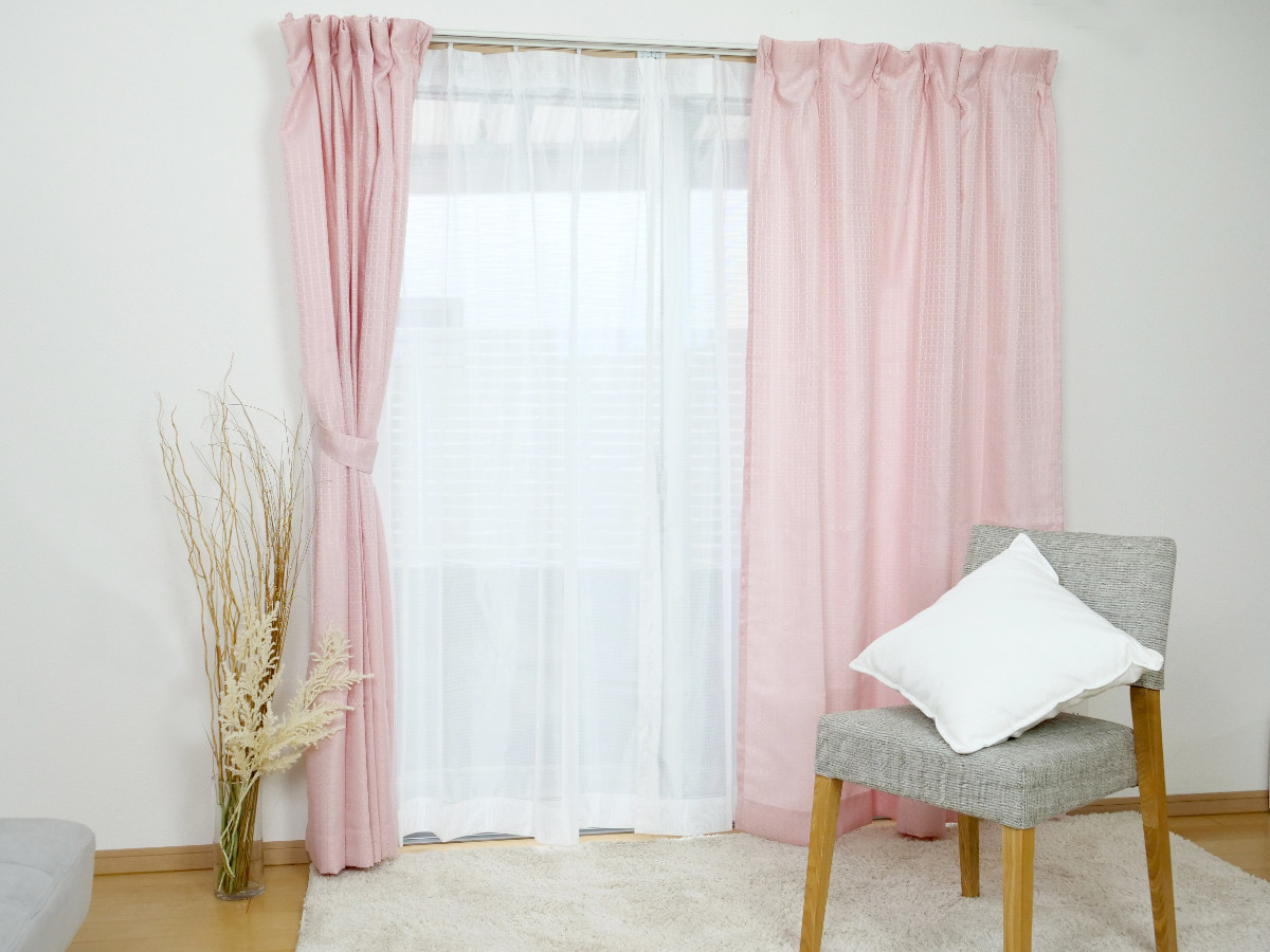 楽天市場】カーテン 4枚セット 幅100cm×丈200cm ドレープカーテン