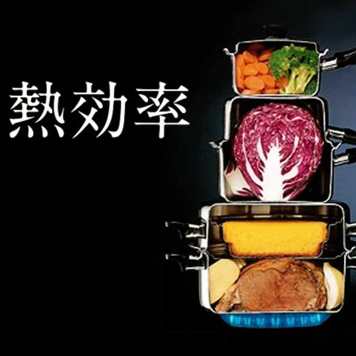 楽天市場】ビタクラフト 無水調理鍋 24cm IH対応 アップル