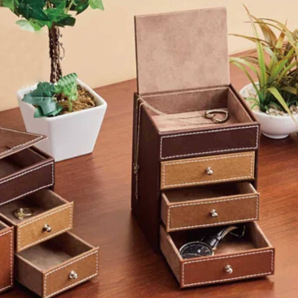 楽天市場】ジュエリーボックス トレジャー チェスト ボックス 3段