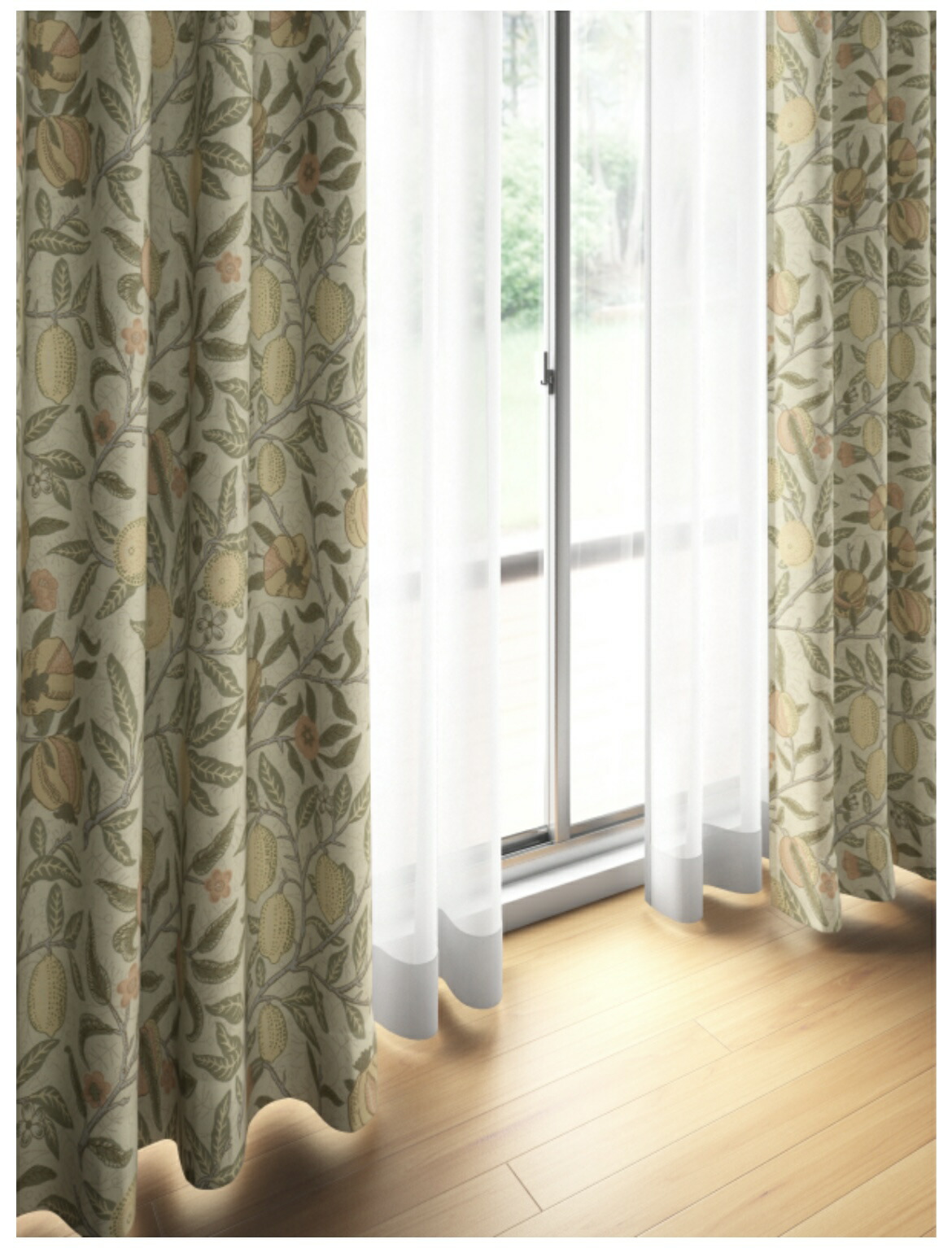 楽天市場】ウィリアムモリス William Morris フルーツ グリーン MM3134