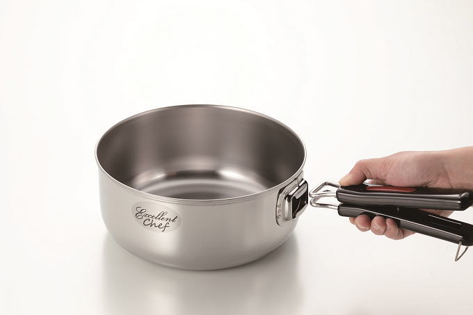 楽天市場】鍋 取っ手が取れる 着脱式 14cm 18cm セット IH対応 ガス火